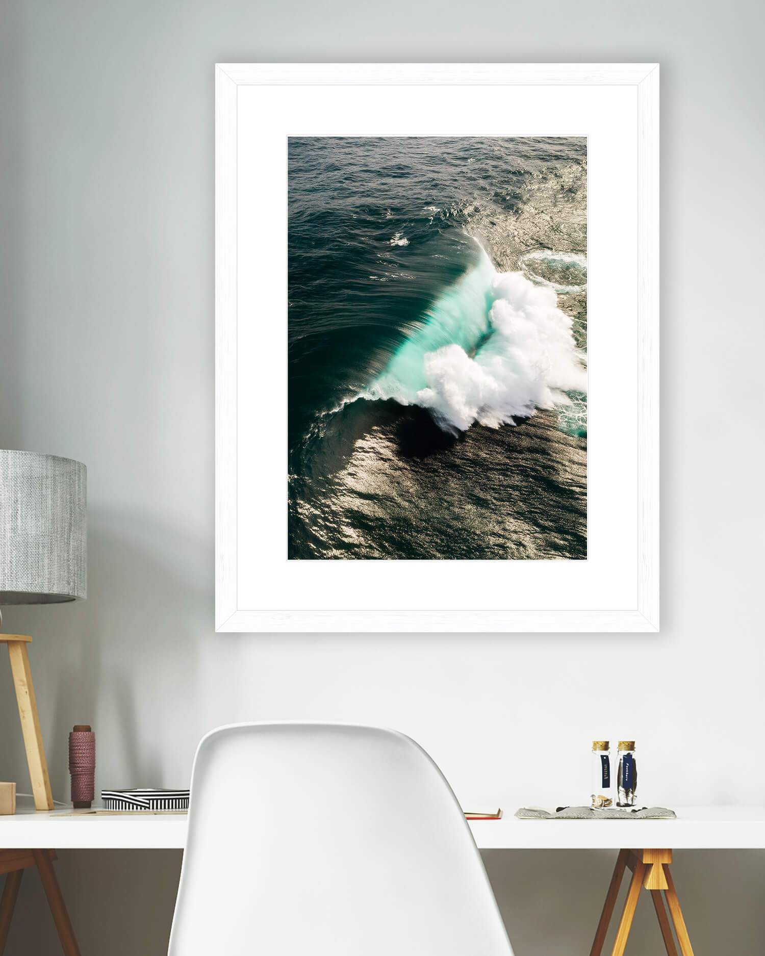 Azure Co Aerial Landscape Photography - Wave Western Australia