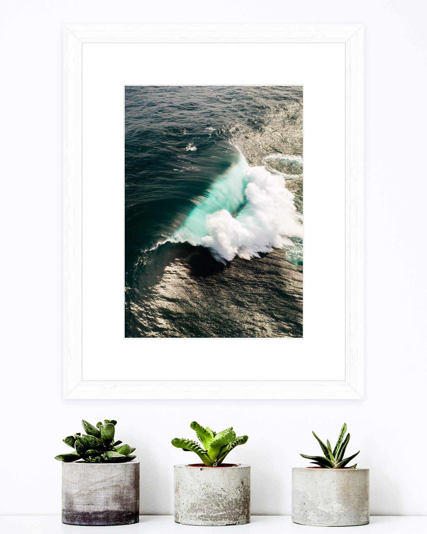 Azure Co Aerial Landscape Photography - Wave Western Australia