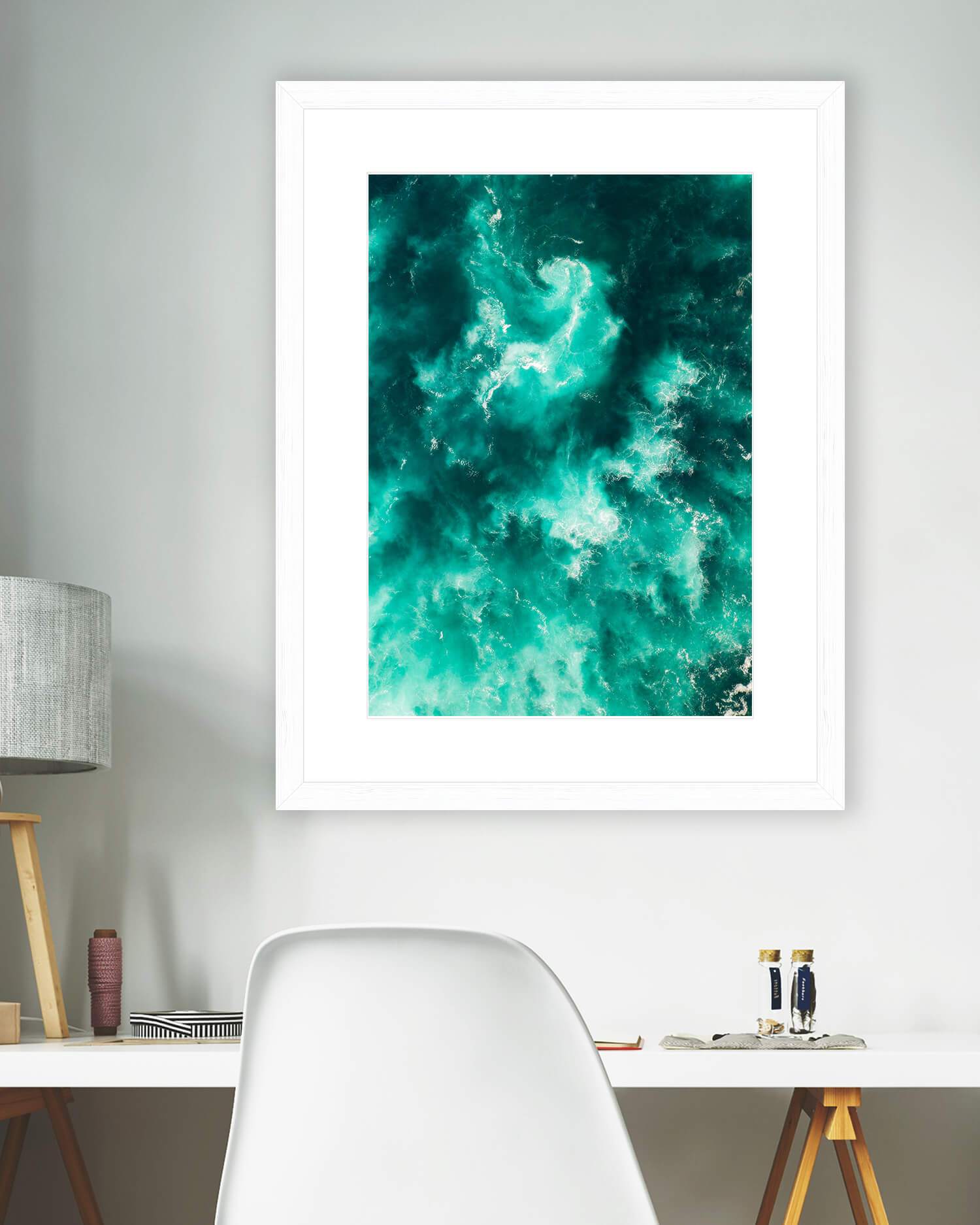 Azure Co Aerial Artwork - Abstract landscape photograph