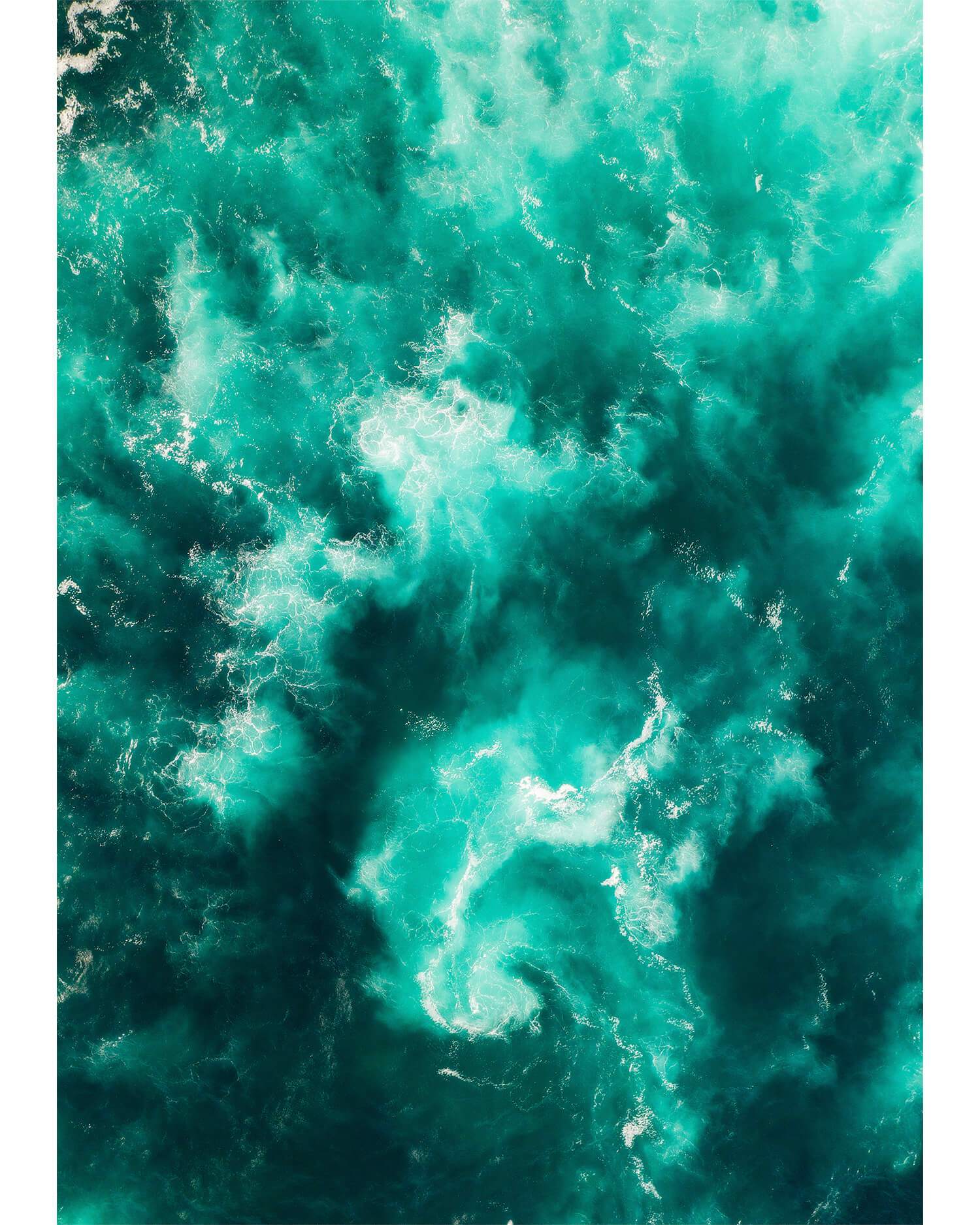 Azure Co Aerial Artwork - Abstract landscape photograph