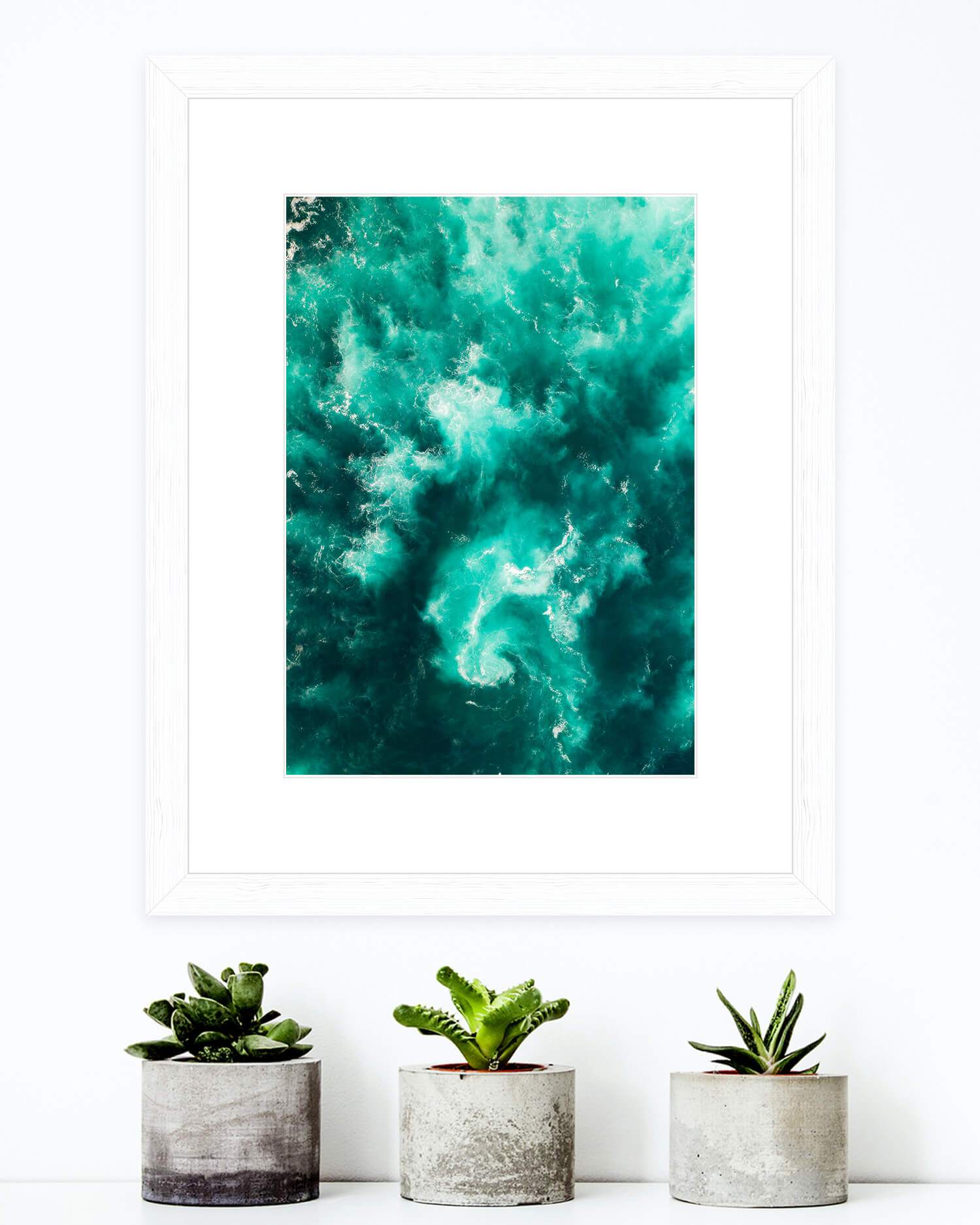 Azure Co Aerial Artwork - Abstract landscape photograph